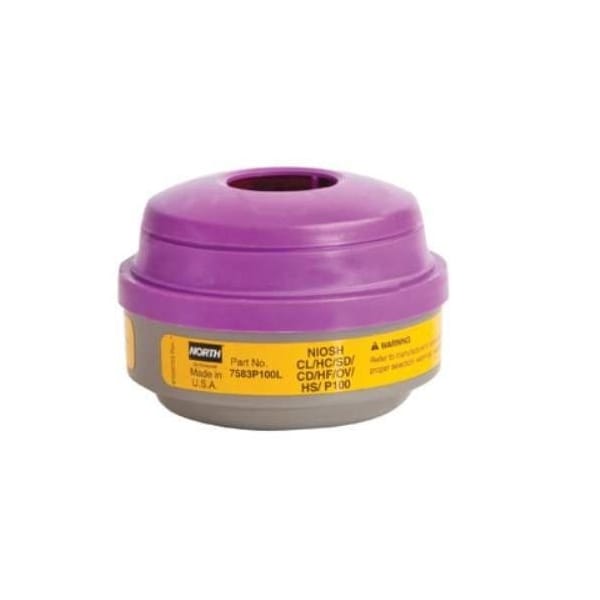 Honeywell North N Organic Vapor Acid Gas Cartridge, 2Dispenser, 2PK 7583P100L - main